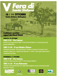 V^ Fiera Santo Stefano - Programma